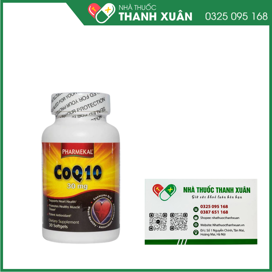 CoQ10 30mg - Giảm oxy hóa, hỗ trợ sức khỏe cho tim